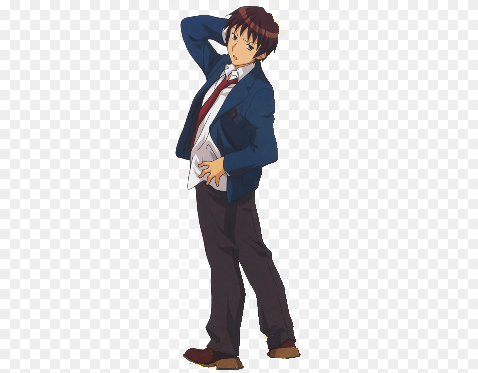 View Samegoogleiqdbsaucenao Kyon Melancholy Of Haruhi Suzumiya Character Song Vol, Book, Publication, Comics, Person Png Image