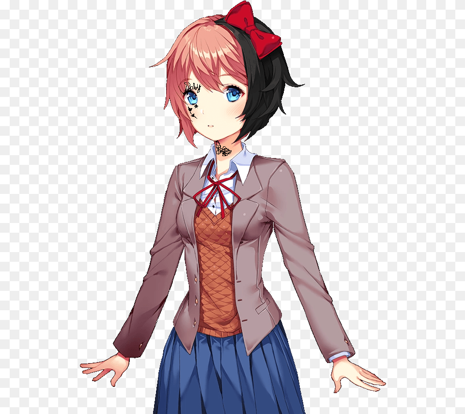 View Samegoogleiqdbsaucenao Lil Sayori Doki Doki Literature Club Sayori, Publication, Book, Comics, Adult Free Png Download