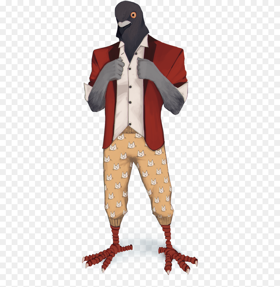 View Samegoogleiqdbsaucenao Pigeon Costume, Adult, Male, Man, Person Free Png Download