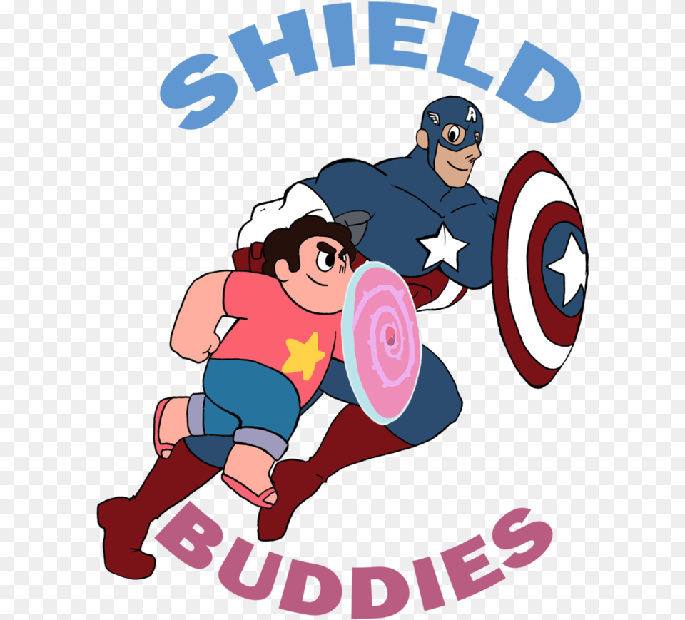 View Samegoogleiqdbsaucenao Shield Buddies Steven Universe With Shield, Baby, Person, Face, Head Free Transparent Png