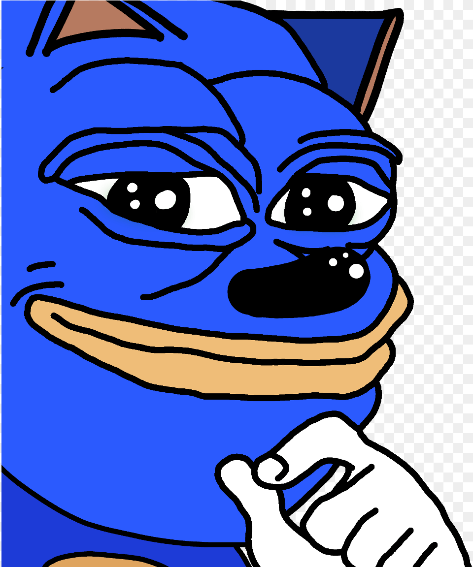 View Samegoogleiqdbsaucenao Sonic Pepe Pepe Pointing Gun At You, Baby, Person, Art, Book Free Png