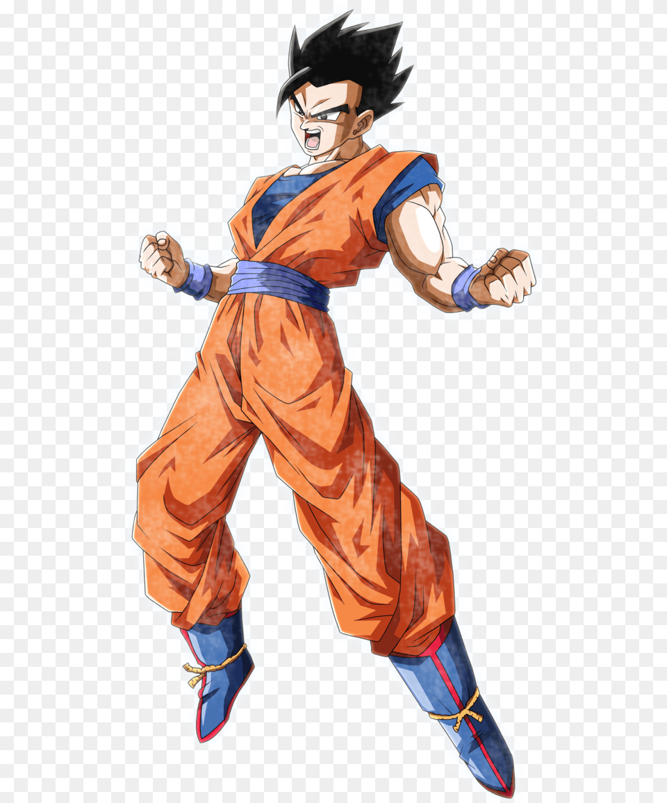 View Samegoogleiqdbsaucenao Ultimate Gohan Goku Ssj3 Dokkan, Adult, Clothing, Costume, Person Free Png