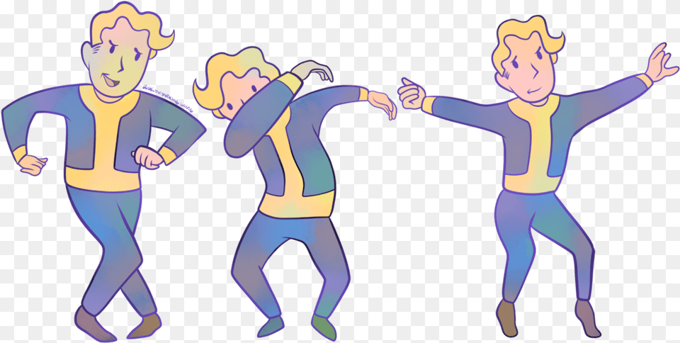 View Samegoogleiqdbsaucenao Vault Boy Dance By Jessdel, Dancing, Leisure Activities, Person, Face Free Png