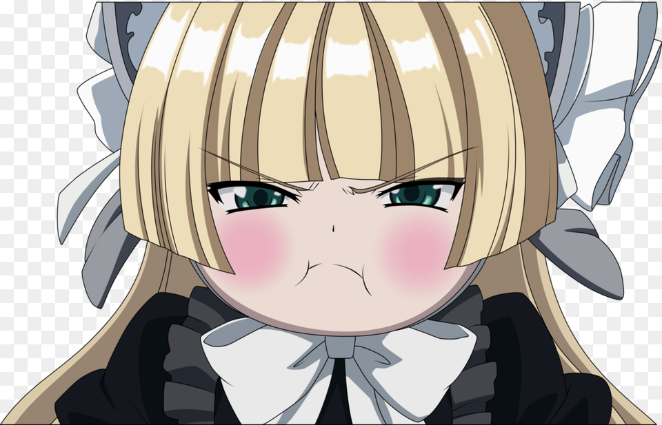 View Samegoogleiqdbsaucenao Victorique Kawaii Angry Anime Face, Book, Comics, Publication, Baby Png