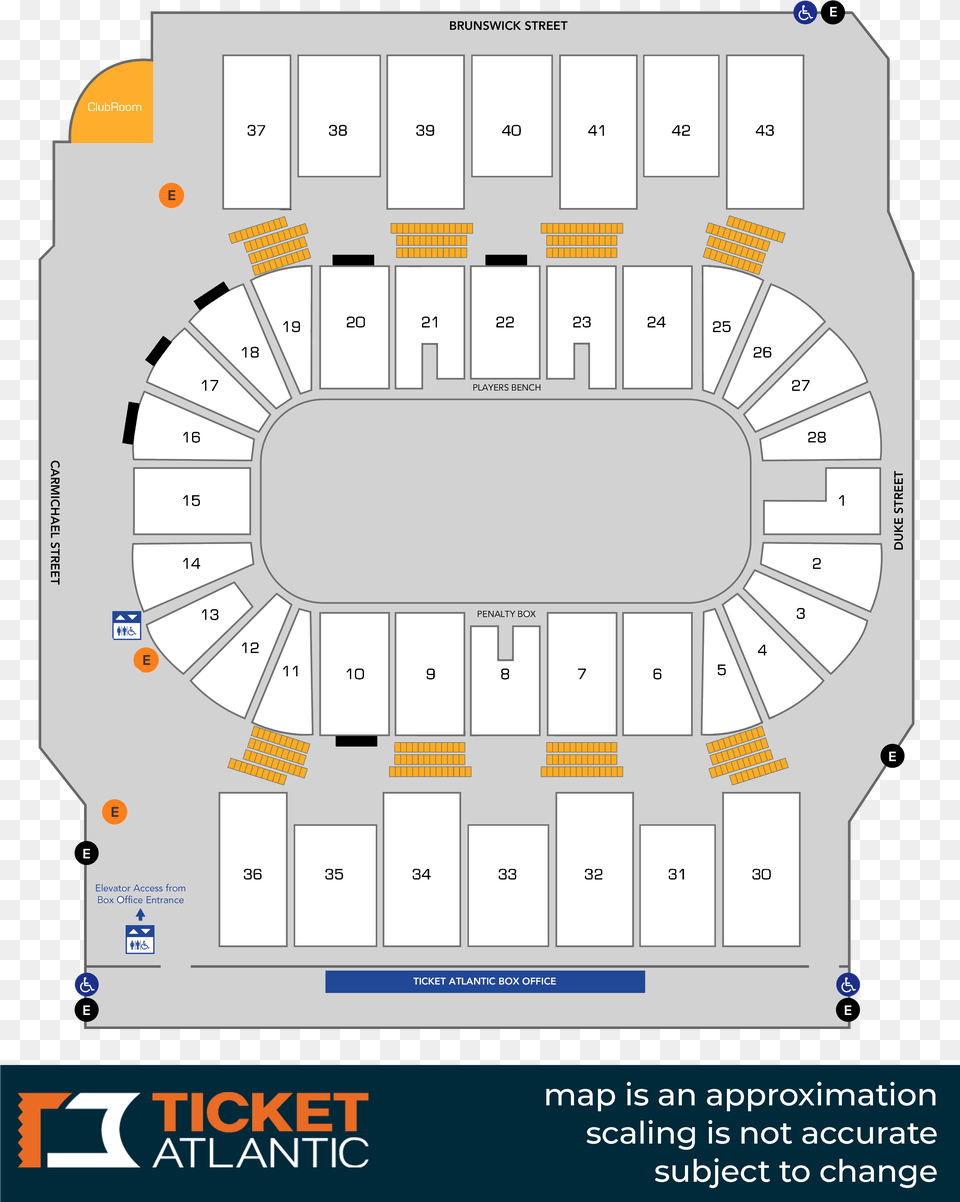 View Seating Plan Scotiabank Center Halifax Concert Seating, Chart, Diagram, Plot Png Image