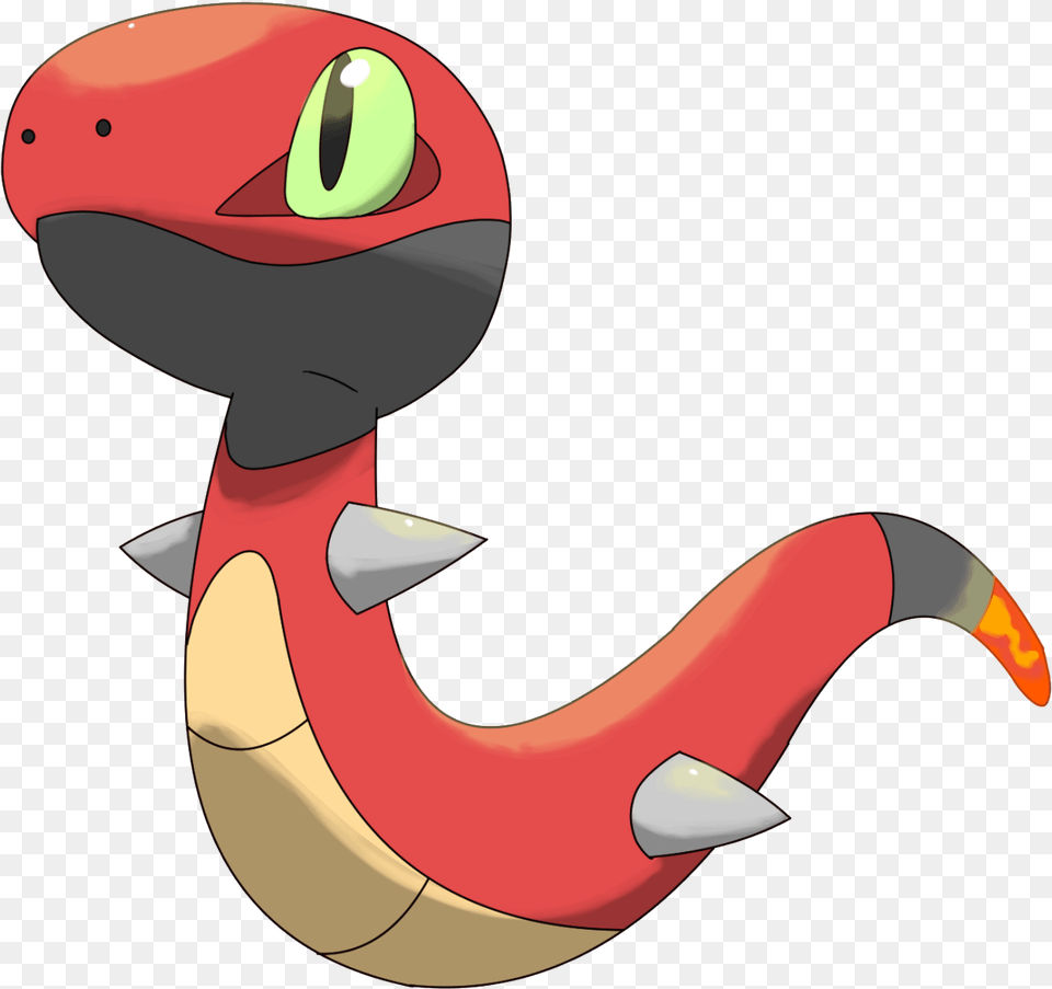 View Snek Fire Snake Fakemon Starters, Electronics, Hardware, Animal, Fish Free Transparent Png