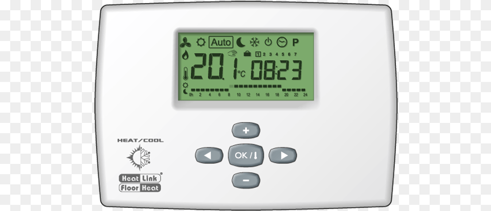 View The Full Digital Heat Cool Timer Thermostat Thermostat Elm Leblanc, Computer Hardware, Electronics, Hardware, Monitor Free Png Download