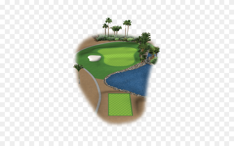View The Hole Renderings Palm Tree, Field, Nature, Outdoors, Golf Png Image