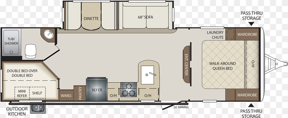 View This Floorplan 2018 Keystone Bullet, Diagram, Floor Plan, Scoreboard Free Transparent Png