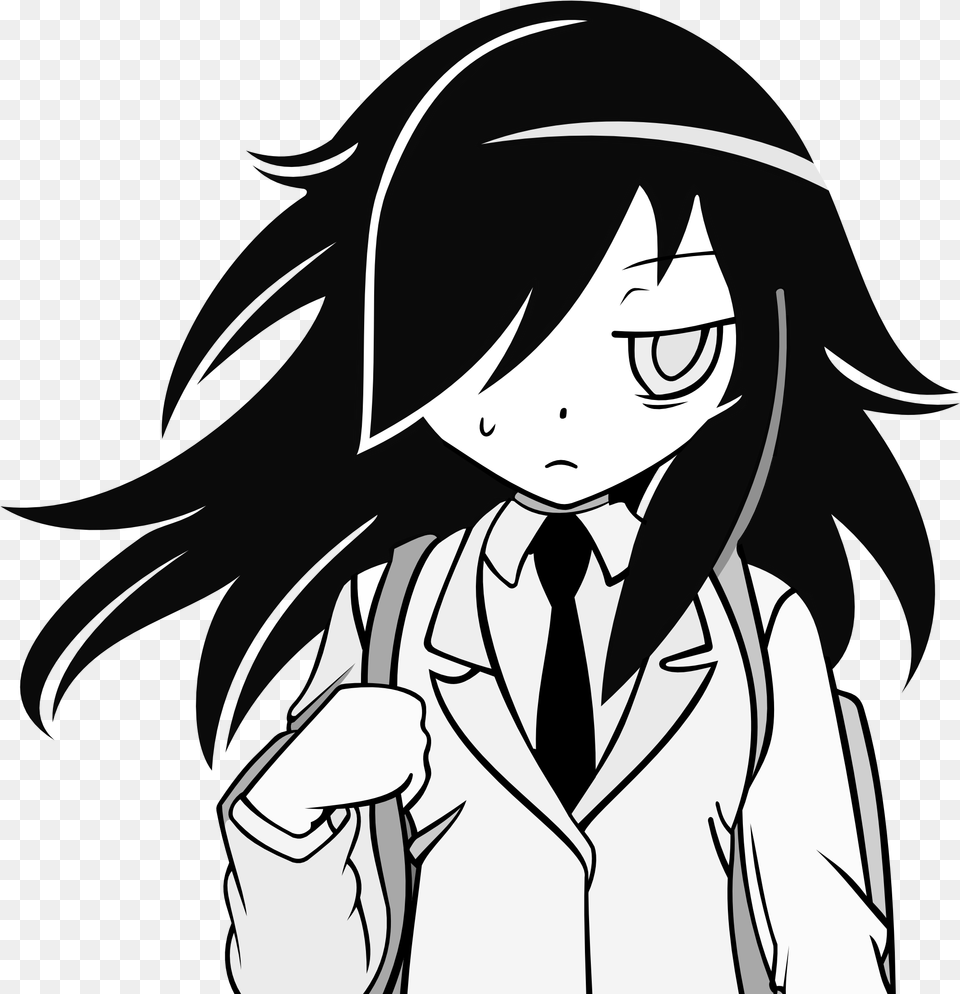 View Tomoko Download Tomoko Black And White, Book, Comics, Publication, Adult Png