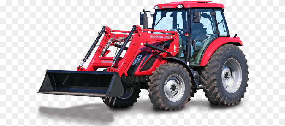 View Tractor Enquire Mahindra Mforce, Machine, Bulldozer, Transportation, Vehicle Free Png
