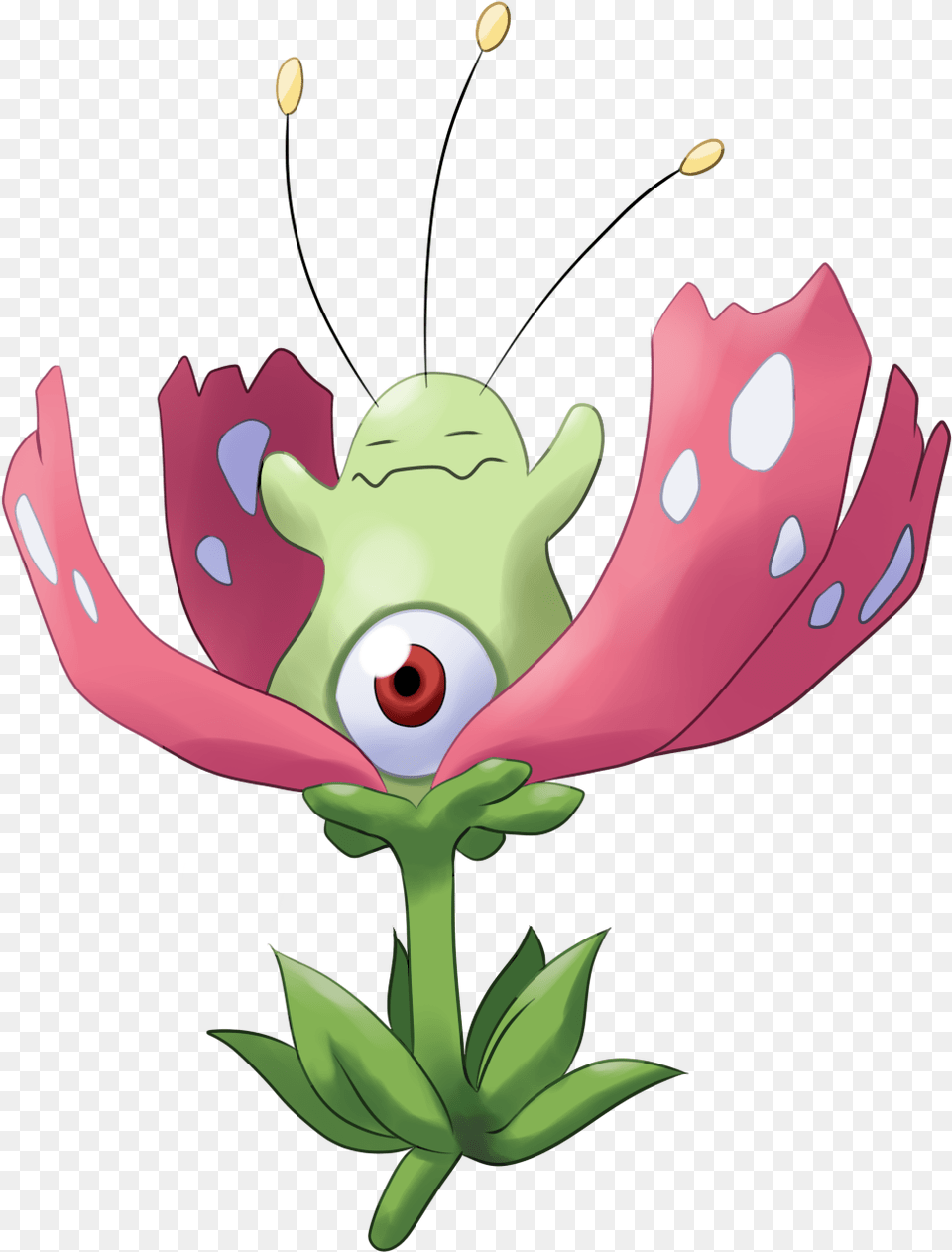 View Tumblr Pa8mygzhjo1w1cwyco1 1280 Beta Bayleef Pokemon, Flower, Petal, Plant, Art Free Png