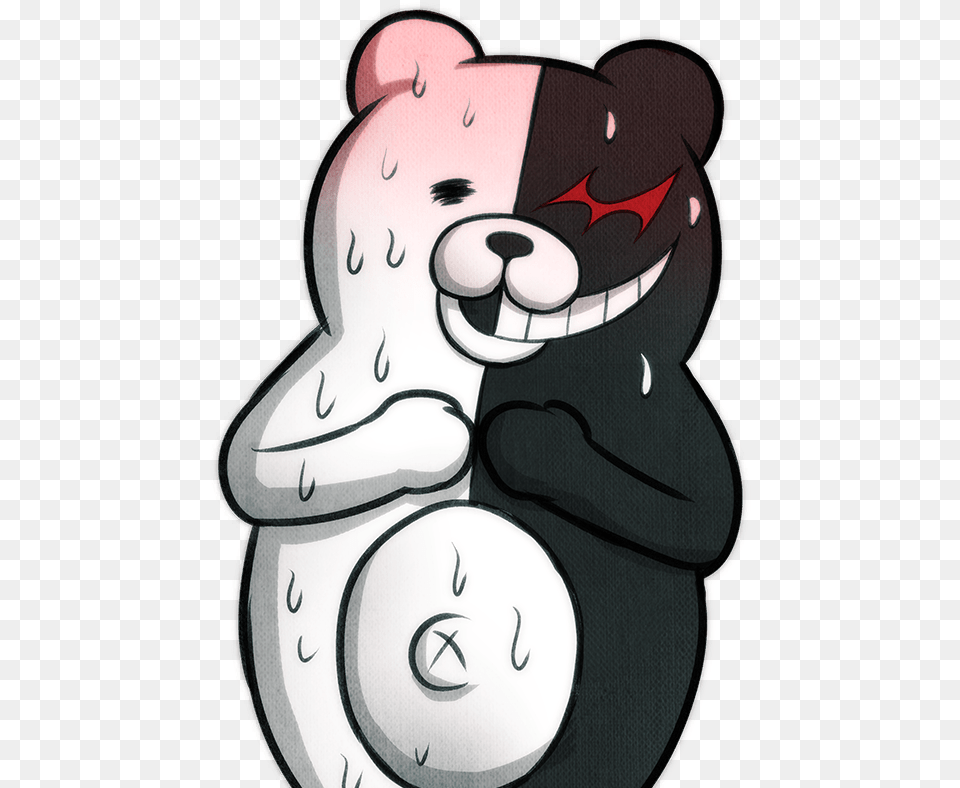 View Why Monokuma Nervous, Baby, Person, Cartoon, Book Free Png