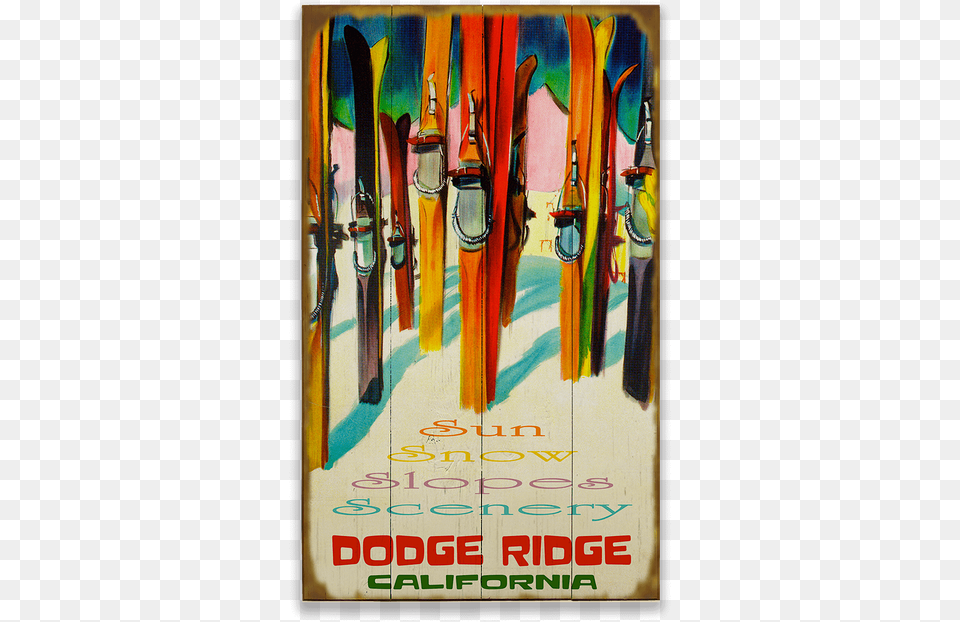 View Zoom Colorful Skis Vintage Colorado Ski Art, Advertisement, Poster, Painting, Modern Art Free Png