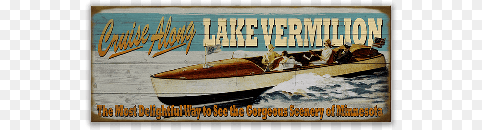 View Zoom Cruise Along Speedboat Sign Personalized Wood Lake Sign Cruise Along Speedboat, Boat, Transportation, Vehicle, Person Png Image