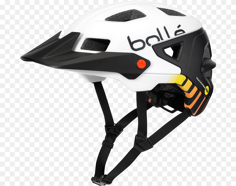 Viewing Bolle Trackdown Mips Mtb White Fire Bolle Mips Helmet, Clothing, Crash Helmet, Hardhat Free Transparent Png