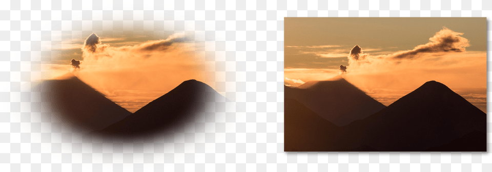 Vignette Overlay, Mountain, Nature, Outdoors, Sky Free Png Download