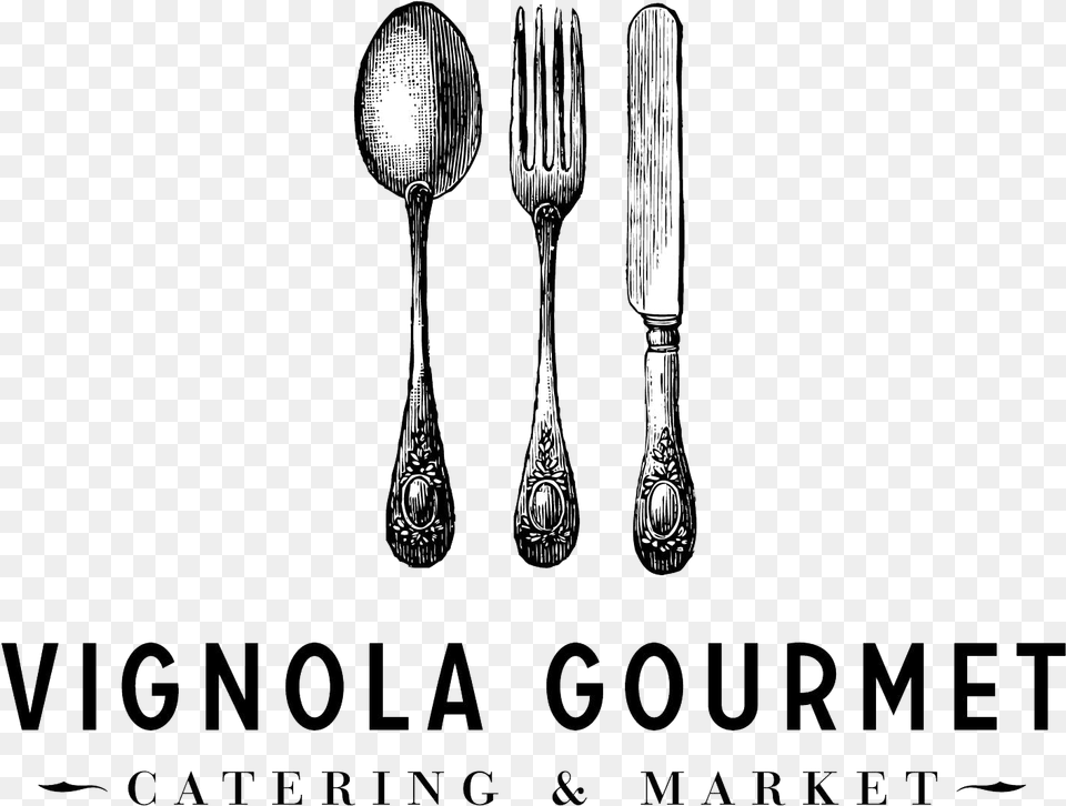 Vignola Catering, Cutlery, Fork, Spoon, Silver Png