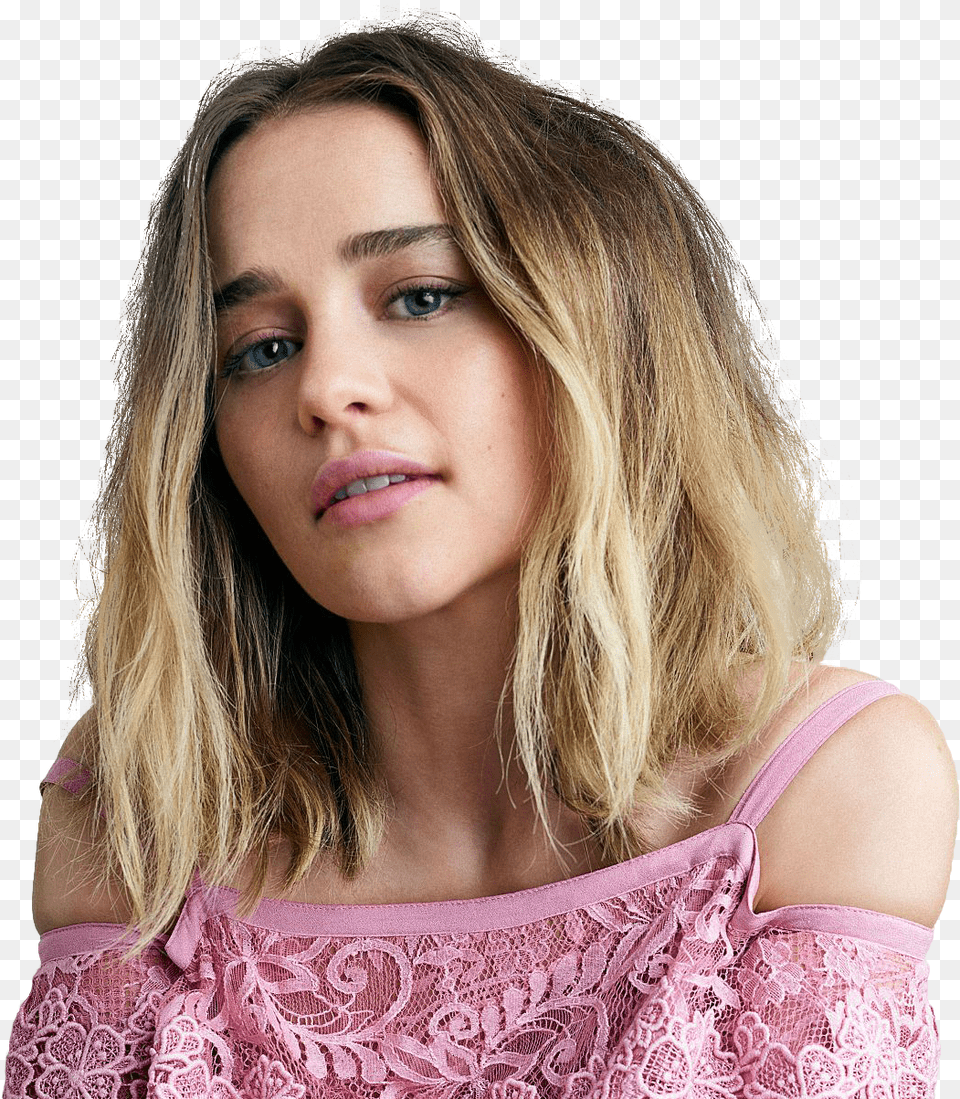 Vihet K Emilia Clarke Rl Emlia Clarke Bbc America, Head, Blonde, Face, Portrait Png Image