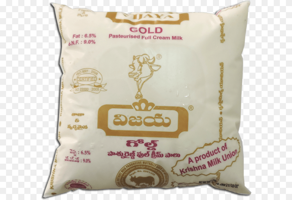 Vijaya Gold Milk 500ml Vijaya Gold Milk Packet, Cushion, Home Decor, Powder, Pillow Png Image