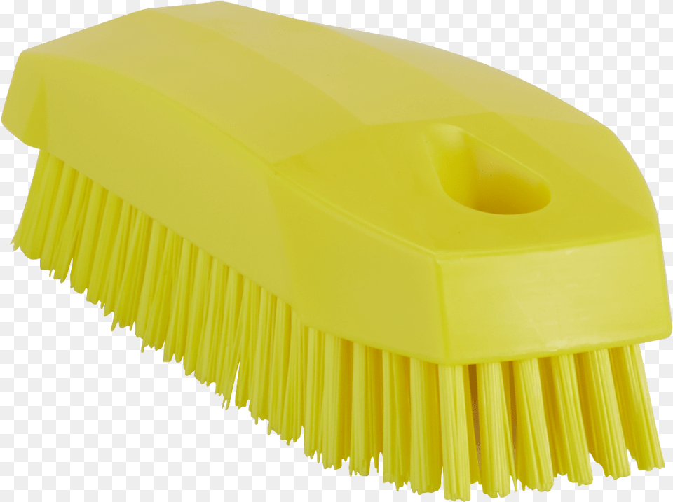 Vikan Nail Brush Stiff 48mm X 118mm Yellow Cepillos De Cerdas Duras, Device, Tool Png Image