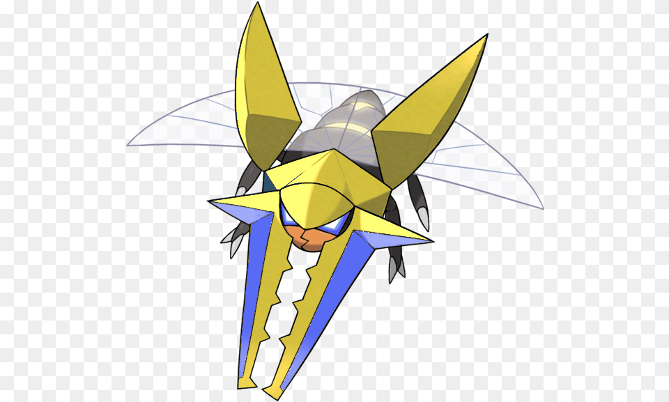 Vikavolt Shiny, Animal, Bee, Bird, Flying Png