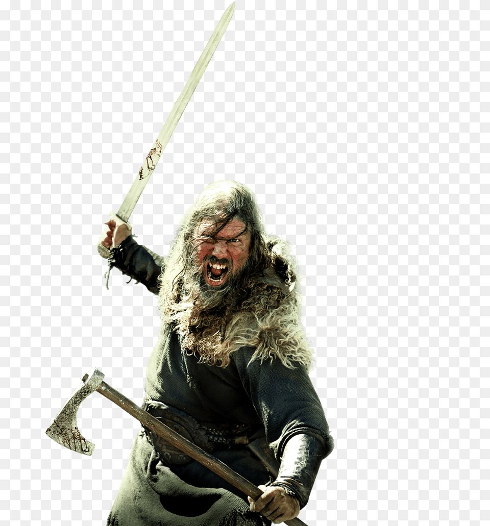 Viking, Weapon, Sword, Portrait, Photography Free Png Download