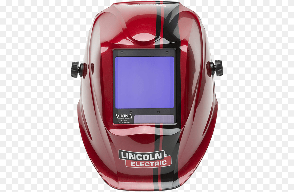 Viking 3350 Code Red Welding Helmet Red Lincoln Electric Welding Helmet, Crash Helmet, Electronics, Screen Free Transparent Png