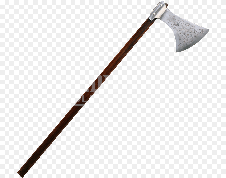 Viking Ax Two Handed Medieval Axe, Weapon, Device, Tool Png Image