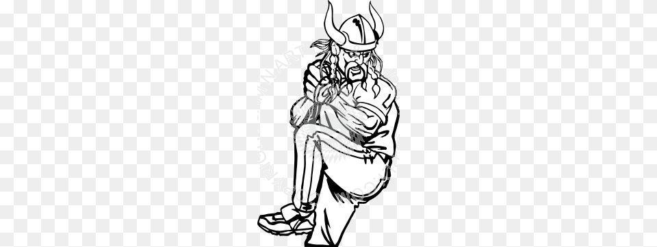 Viking Baseball Pitcher, People, Person, Book, Comics Png