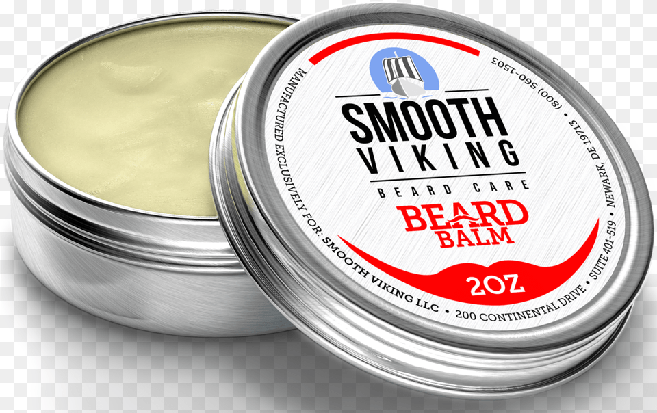 Viking Beard Balm, Tin, Bottle, Can Png Image