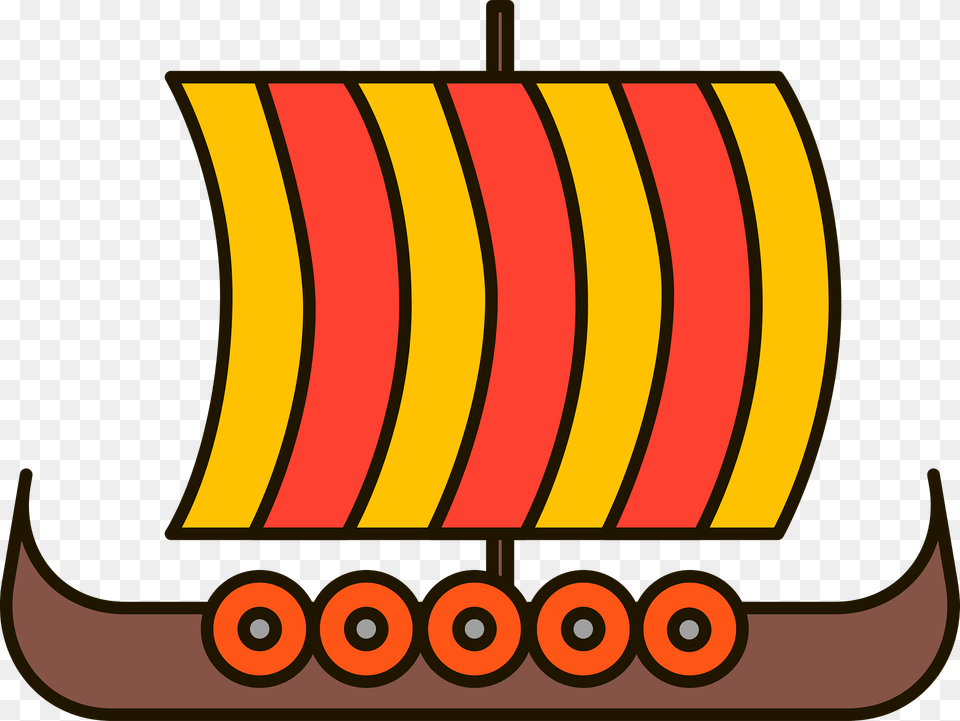 Viking Boat Clipart, Transportation, Sailboat, Vehicle, Lawn Mower Free Png Download