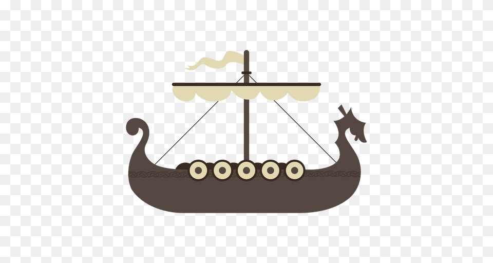 Viking Boat Ship Icon, Transportation, Vehicle Free Png