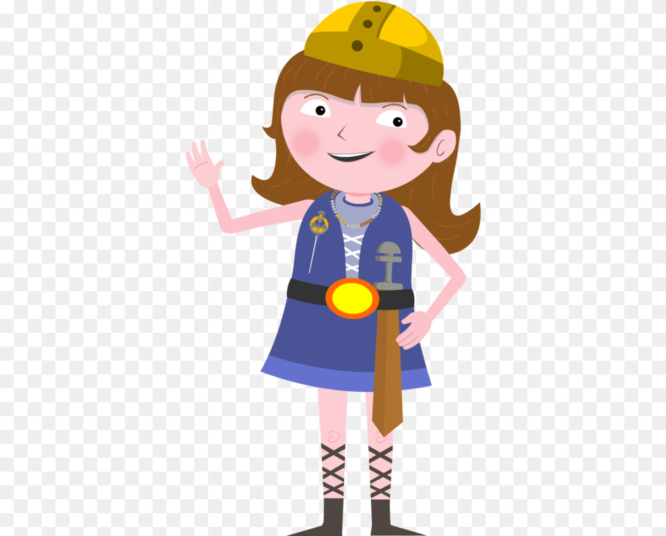 Viking Clipart Kid Girl Child Viking Clipart, Female, Person, Face, Head Png Image