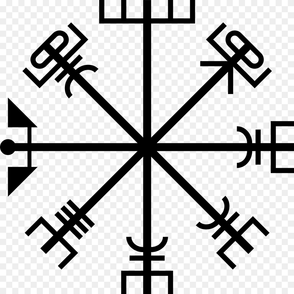 Viking Compass, Gray Png Image