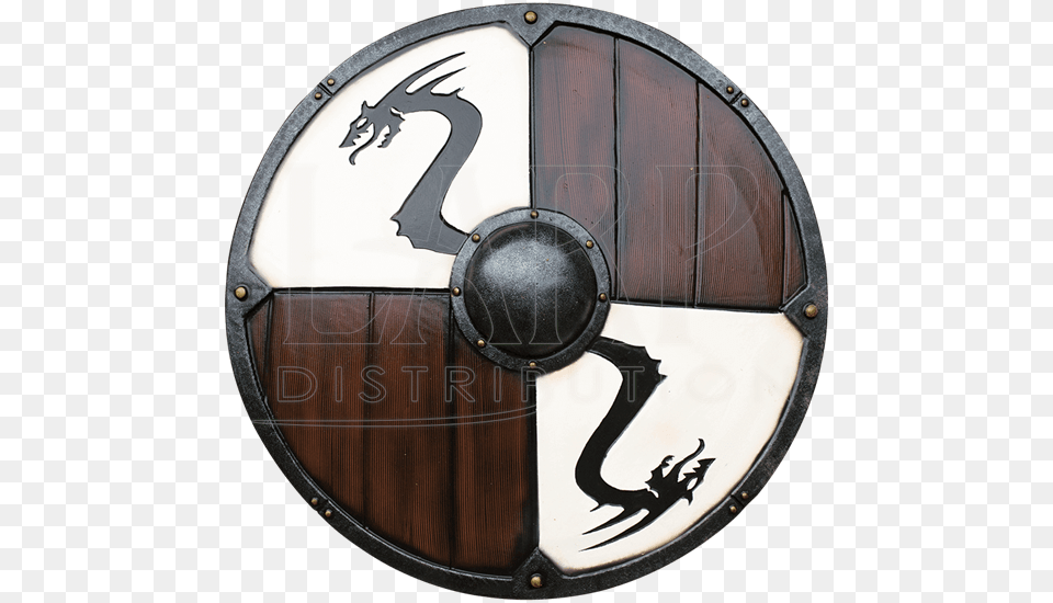 Viking Dragon Larp Shield Bouclier Viking Blanc, Armor Png Image