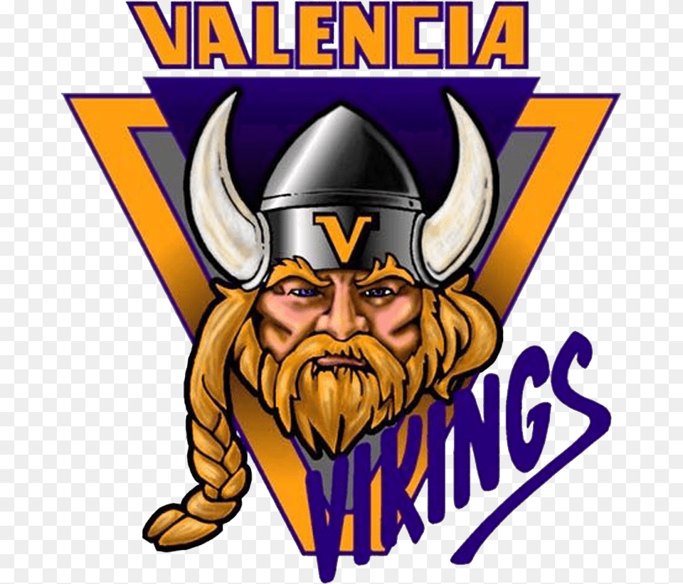 Viking Football Clipart Jpg Download Scvtv Valencia High School, Adult, Male, Man, Person Free Png