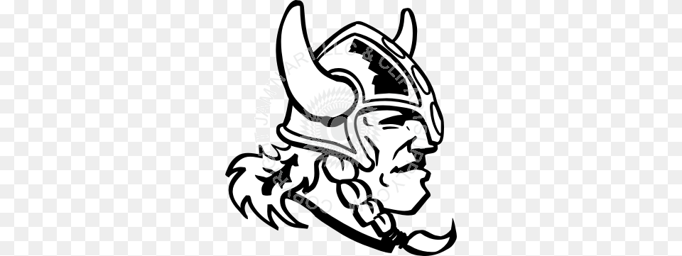Viking Head Facing Right Side, Electronics, Hardware, Face, Person Png Image