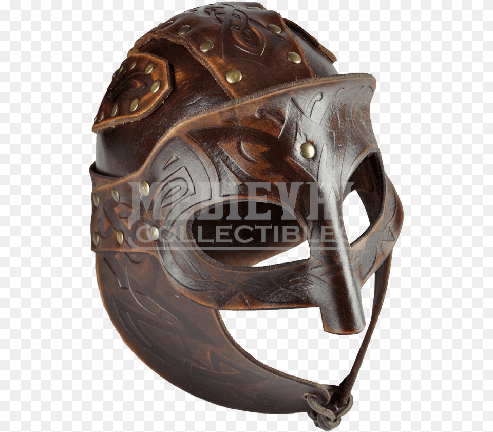 Viking Helmet Clipart Leather Helmet Medieval, Crash Helmet, American Football, Football, Person Png