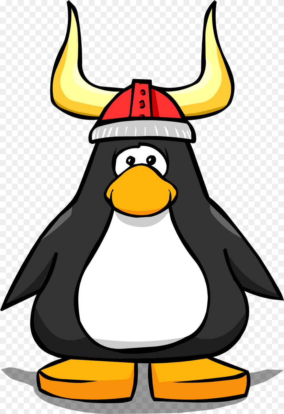 Viking Helmet Pc Penguin With Top Hat, Animal, Fish, Sea Life, Shark Free Png