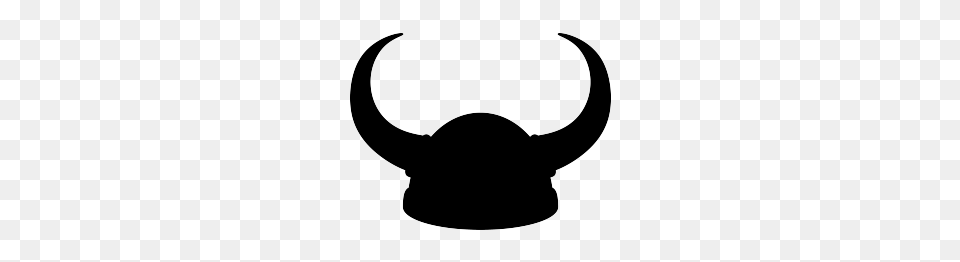 Viking Helmet Silhouette Free Silhouette Cameo Ideas, Stencil, Animal, Bull, Mammal Png Image