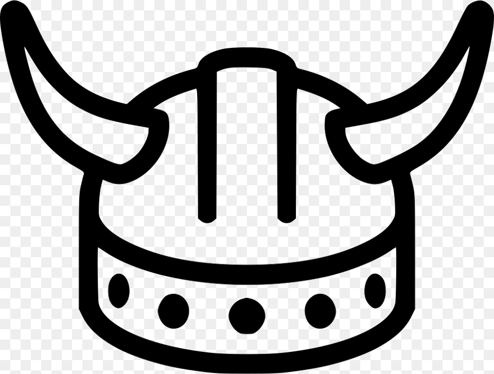 Viking Helmet Viking Hat Black And White, Stencil, Smoke Pipe, Clothing Free Transparent Png