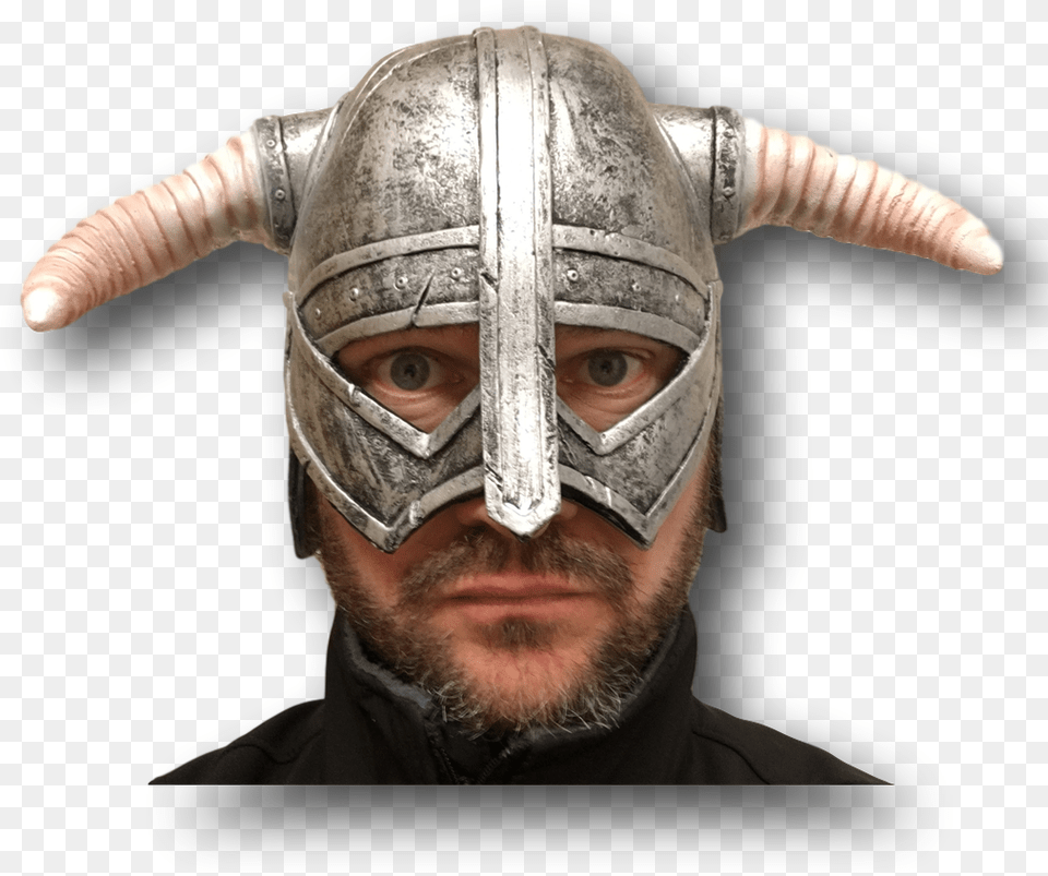 Viking Horn Helmet, Adult, Face, Head, Male Png