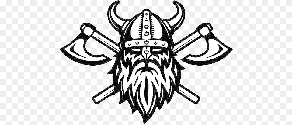 Viking Images Viking Clipart Black And White, Emblem, Symbol, Aircraft, Airplane Png Image
