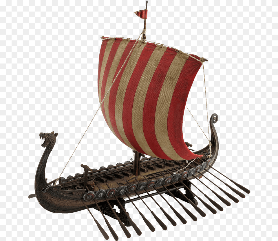 Viking Longship, Boat, Sailboat, Transportation, Vehicle Free Png