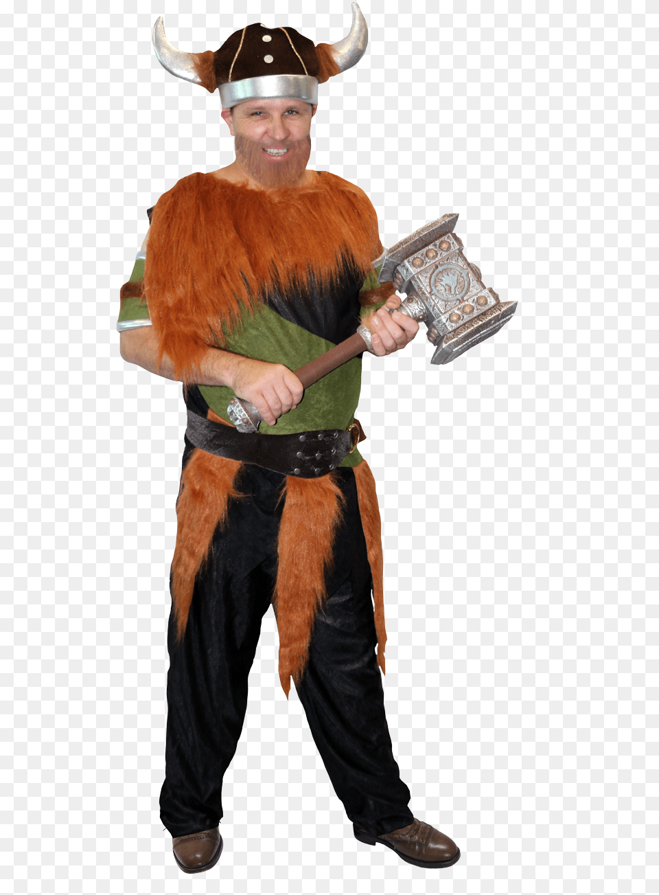 Viking Man Adult Costume Viking Man, Clothing, Person, Male, Face Free Transparent Png
