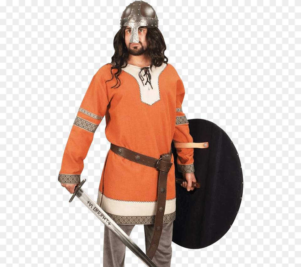 Viking Nobleman Tunic Norse Noble Clothes, Sword, Weapon, Adult, Armor Free Png