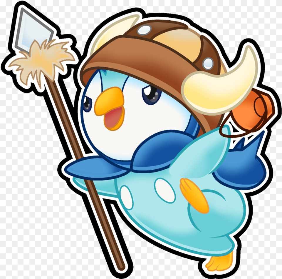 Viking Piplup, Baby, Person, Outdoors, Cleaning Png Image