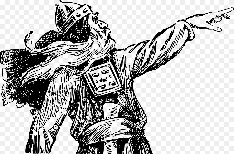 Viking Pointing, Gray Free Png Download