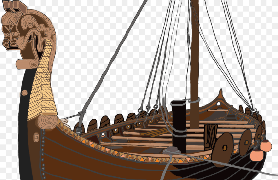 Viking Ship, Boat, Sailboat, Transportation, Vehicle Png